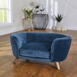 EHP Hundesofa Design Romy Blue Til Små Prinser og Prinsesser